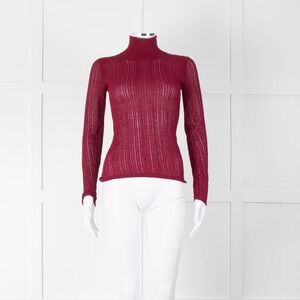 rag & bone Burgundy Turtleneck Sweater